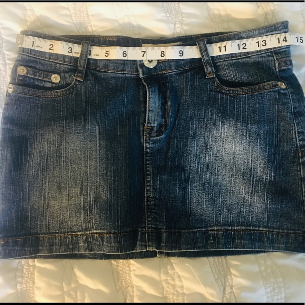 Denim Mini Skirt